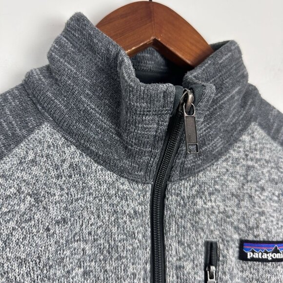 Patagonia Better Sweater Nickel Forge Grey 1/4 Zip Pullover Mens Size Small - Picture 4 of 11